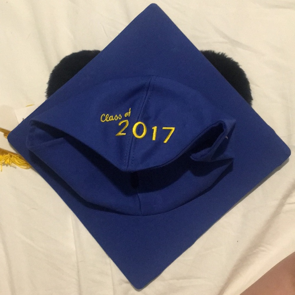 Grad cap with Mickey ears